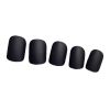 2 Box Modern Style Matte Black Short Artificial False Nails Tips Fake Nails