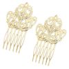 5 Pcs Gold Metal Side Comb Dunhuang Style Hairpin Topknot Hair Clip DIY Cosplay Hair Accessories Hair Pin