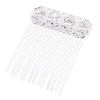 3 Pcs Silver Side Comb Chinese Old Style Hairpin Decorative Hair Combs DIY Bridal Hair Accessories Hair Pin