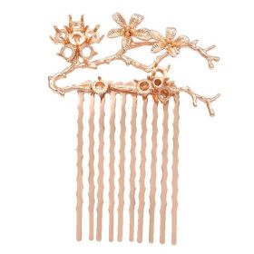 2 Pcs Retro Hair Combs Branch Decorative Mini Side Combs DIY Bridal Hair Accessories, 2.2 Inches