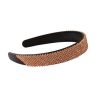 Beaded Hair Hoop Bling Bling Headband Wide Hairband Women Hair Accessory