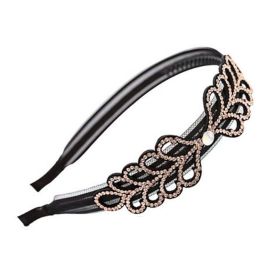 Beaded Hair Hoop Bling Bling Rhinestone Headband Wide Hairband Hair Accessory