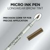 L'Oreal Paris Brow Stylist Up to 48HR Wear Micro Ink Pen, Brunette