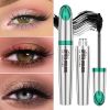 Large Brush Head Thick Mascara, 3D Fiber Curling Waterproof Non-smudge Mascara