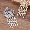 3 Pcs Silver Metal Side Comb Dunhuang Hair Ornaments Hairpin Decorative Bridal Hair pieces Hair Pin