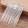 2 Pcs Silver Carved Flower Vines Traditional Hairpin Decorative Hair Combs DIY Bridal Hair Accessories Hair Pin