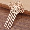 3 Pcs Metal Side Comb Traditional Han Chinese Dress Hairpin Decorative Bridal Hair Accessories, KC Gold Hair Pin