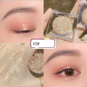 Cowherd And Weaver Girl Monochrome Eyeshadow Fine Portable (Option: 03Moonstone)