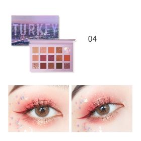 Travel Eye Shadow Disk Daily Earth Color (Option: 4Trkiye)