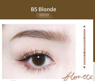 Women's Permanent Non-discoloring Double-headed Extremely Thin Eyebrow Pencil (Option: B5)