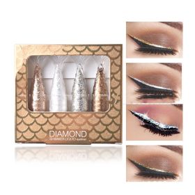 Mermaid Beauty Diamond Color Liquid Eyeliner Eye Shadow (Option: 1.5gx4pcs-LK24EA)