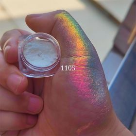 MultiChrome Shifting Pigments Chameleon Eyeshadow Duochrome Chameleon Eyeshadow Infinite Chrome Shining Eyeshadow Net 0.2g (Color: 1105)