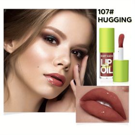 Color-changing Lipstick Jelly Lipstick Temperature-changing Lipstick Moisturizing Moisturizing Glossy Lipstick Lip Glaze Lip Primer (Color: #107)