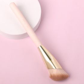 1pc Angled Concealer Brush for Under Eye, Nose Contour, Bronzer, Liquid Foundation, Cream, and Powder - Perfect for Blending, Buffing, and Stippling (Color: 1pc Large)