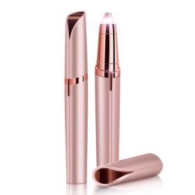 Eyebrow Epilator Maquiagem Profissional Completa Trymer Do Brwi Eye Brow Trimmer For Rasoir Visage Femme Make Up Eye Brow Shaper (Color: Battery1)