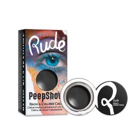 RUDE Peep Show Brow & Eyeliner Cream (Color: Dark Side)