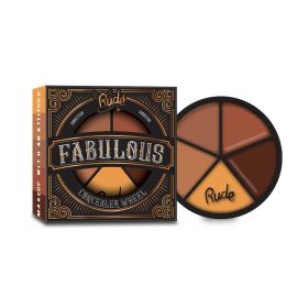 RUDE Fabulous Concealer Wheel (Color: Dark)