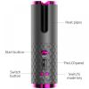 Wireless Automatic Curling Iron Rotating Ceramic Heating Hair Curler USB Rechargeable Portable Auto Hair Waver Corrugated Curling Wand Electric Curlin