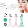 USB Rechargeable 4-in-1 Facial Cleansing Brush with 3 Speeds for Exfoliation and Massage - Deeply Cleanses and Refines Skin for a Smooth, Radiant Comp