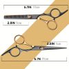 8 PCS Hair Cutting Scissors Kit, Professional Barber Shears Set With Hair Scissors Thinning Shears, Hair Cutting Shears Hair Cut Blending Salon Scisso