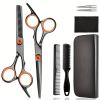 8 PCS Hair Cutting Scissors Kit, Professional Barber Shears Set With Hair Scissors Thinning Shears, Hair Cutting Shears Hair Cut Blending Salon Scisso