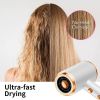 Professional Hair Dryer 1800W Powerful Ionic Hairdryer With Diffuser Blow Dryer With 2 Speeds; 3 Heating And Cool Button For Women Man Home Travel Sal